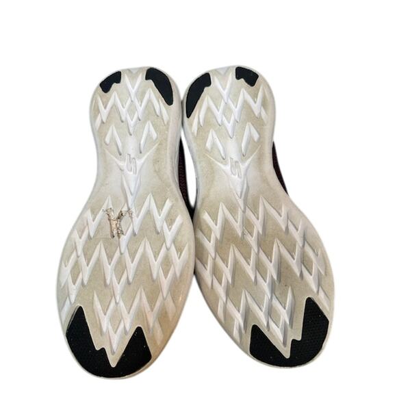 Skechers Maroon Black Performance Goga Max Go Run Sneakers Men Sz 10 - Picture 7 of 10